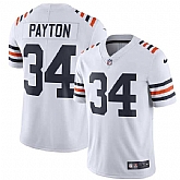 Nike Bears 34 Walter Payton White 2019 Alternate Classic Retired Vapor Untouchable Limited Jersey,baseball caps,new era cap wholesale,wholesale hats